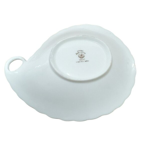 Lefton Cardinal Candy Dish Birds Holly Christmas Holiday Trinket Bone China 1988 - Picture 8 of 14